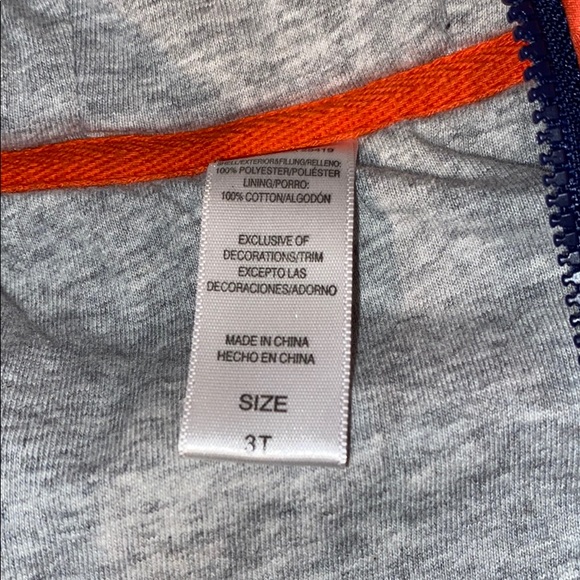 Orange kid vest - Picture 5 of 5